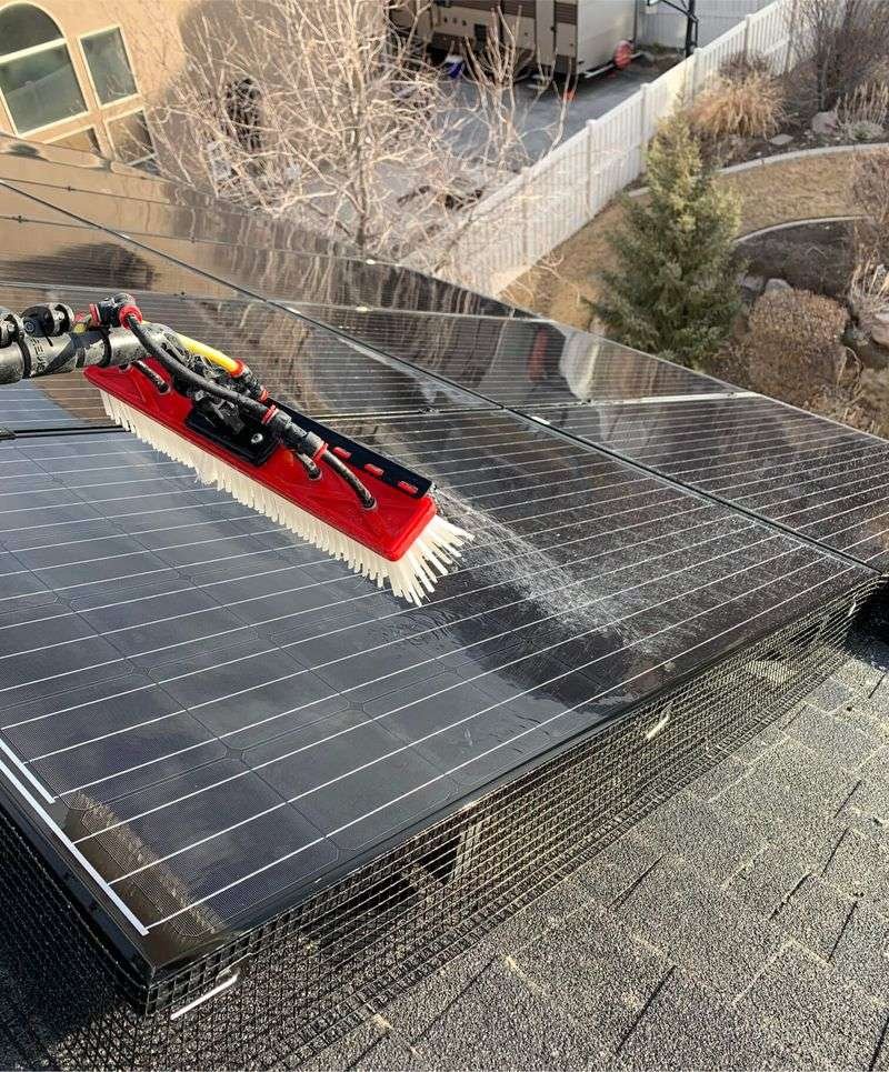 solar panel wash