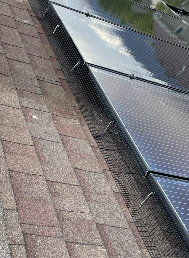 solar critter guard installation